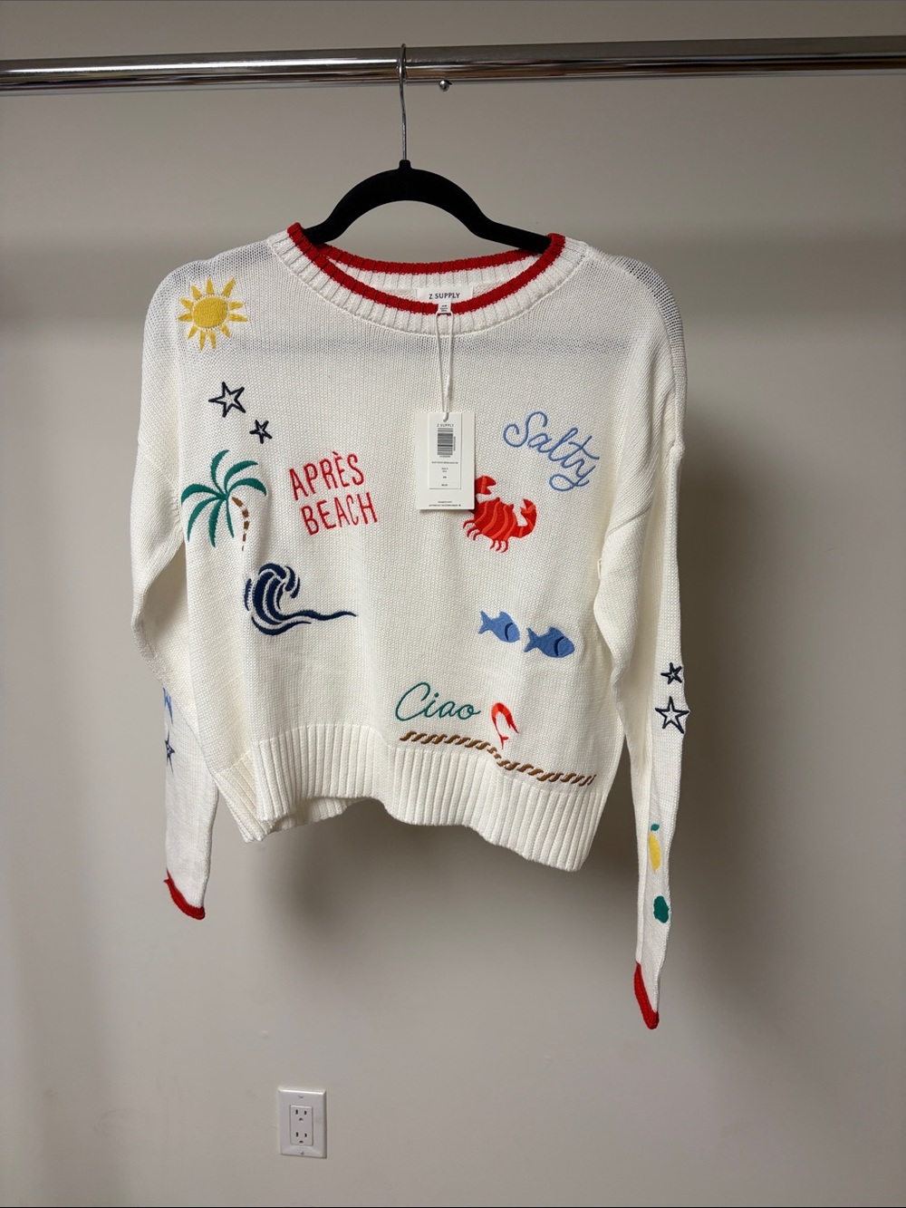 Z supply seas the day sienna sweater multi